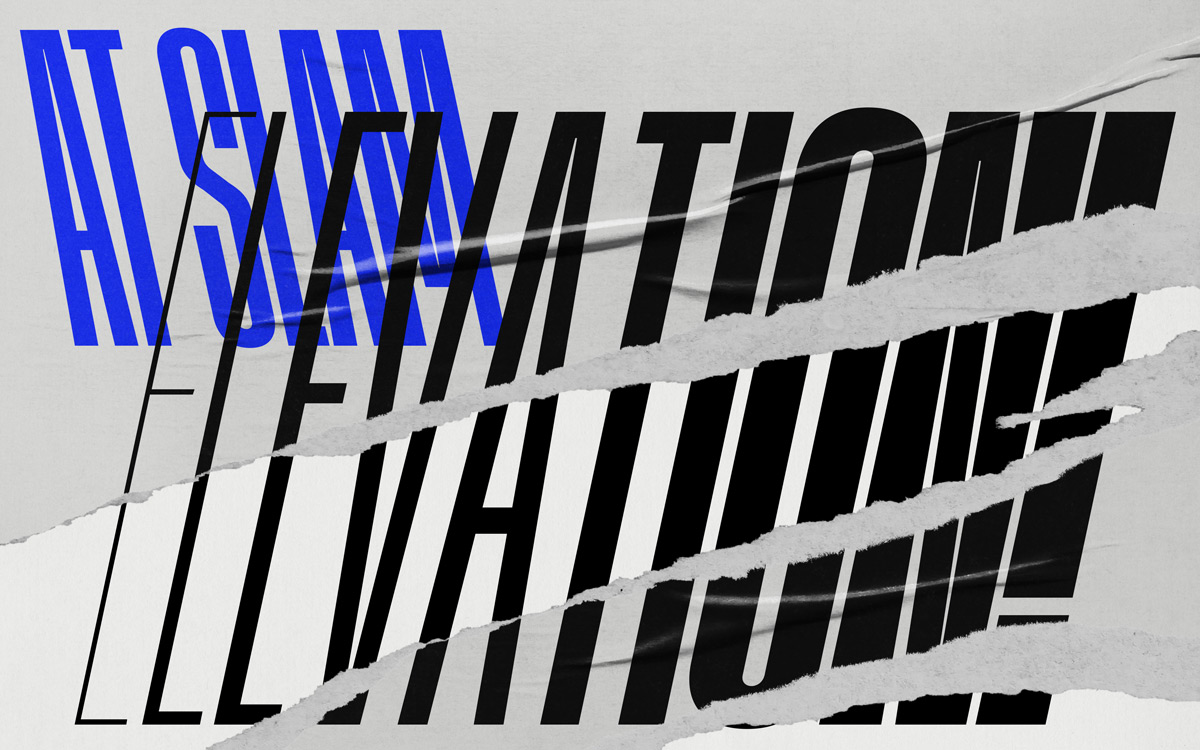At Slam XXCnd Font preview