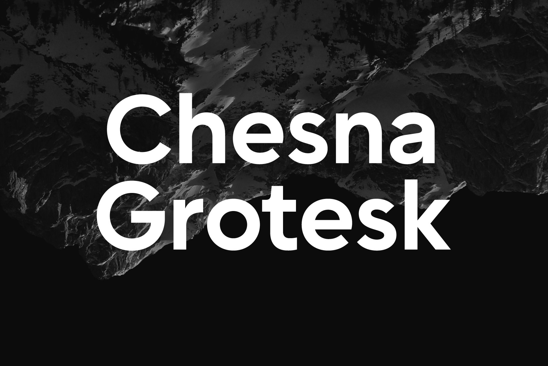 Chesna Grotesk Font preview