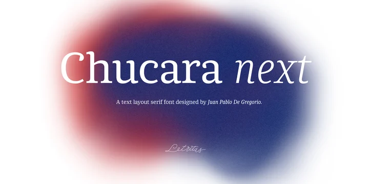 Chucara Next Font preview