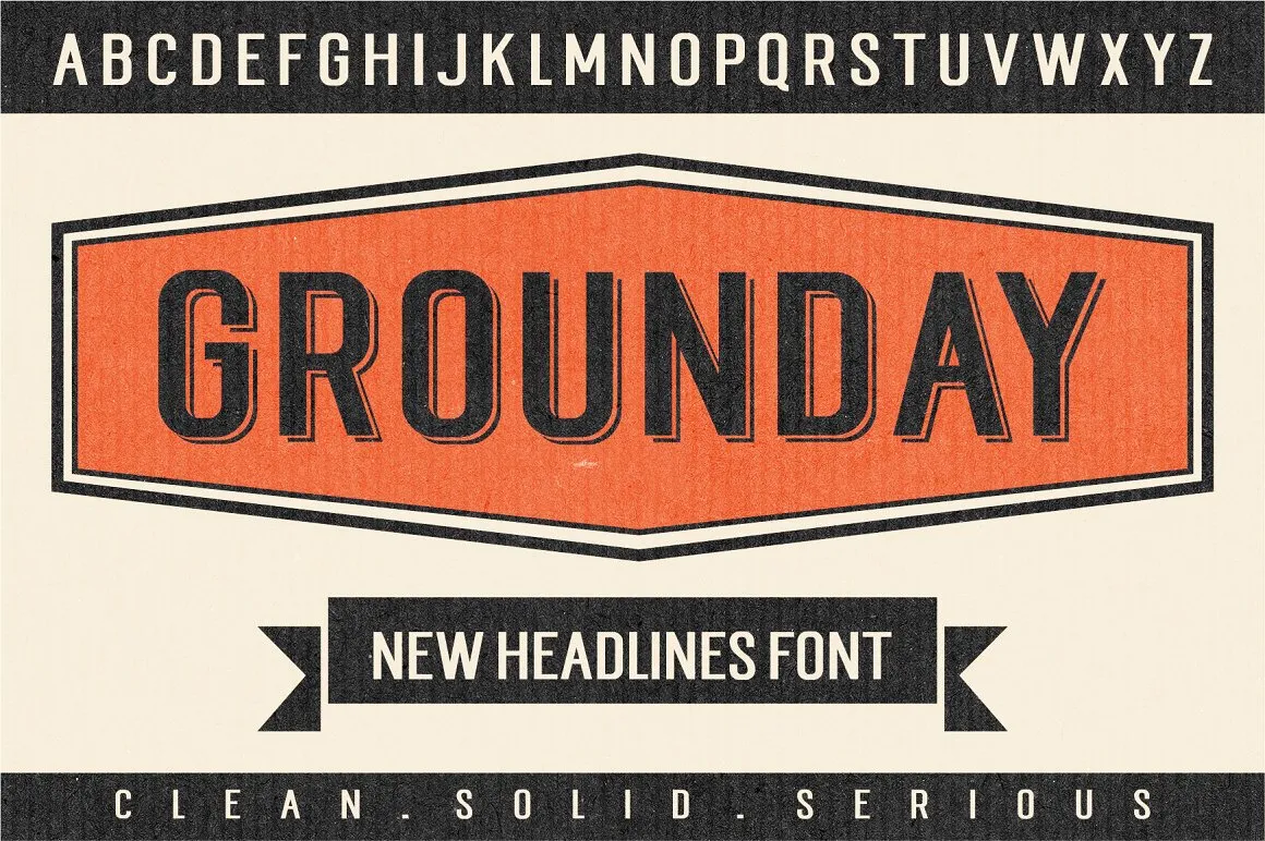 Grounday Font preview