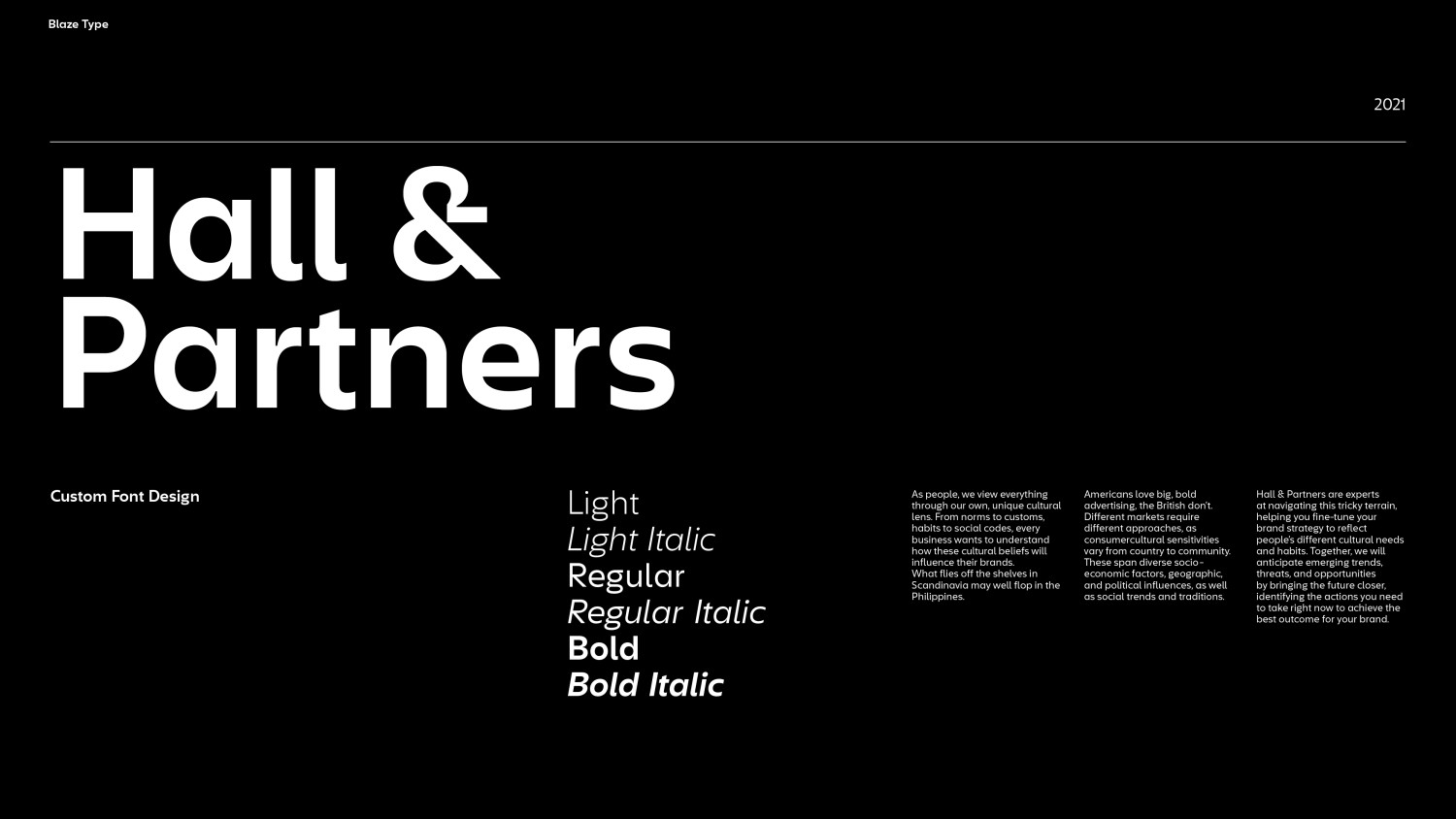 Hall and Partners Bold Font preview