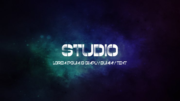 Studio Bold Font preview