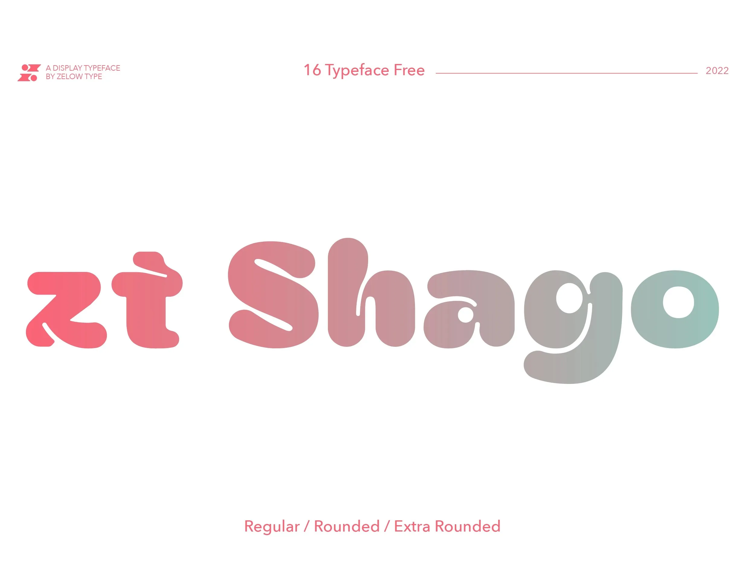 Zt Shago Extra Bold Italic Rounded Font preview