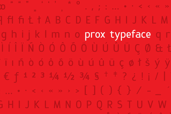 Prox Family Font preview