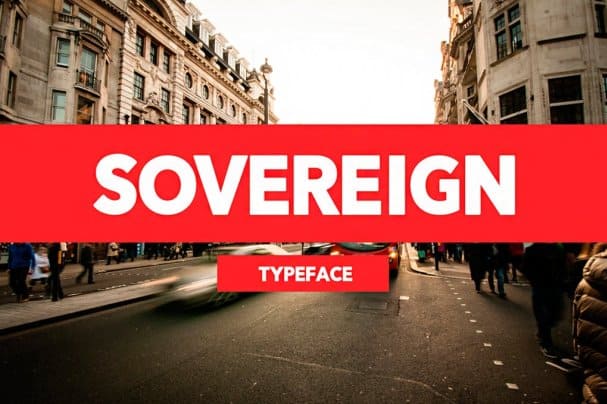Sovereign Regular Font preview