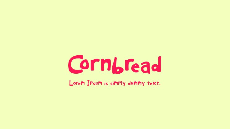 VC Cornbread Extra Bold Font preview