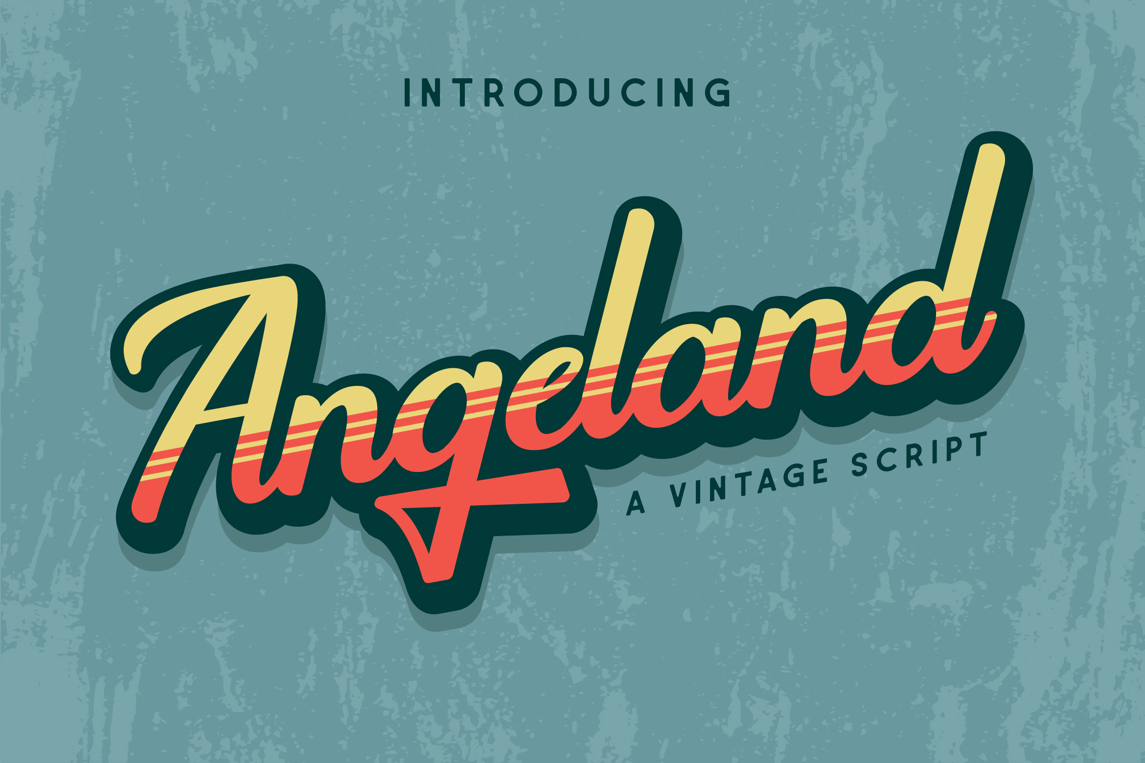 Angeland Regular Font preview