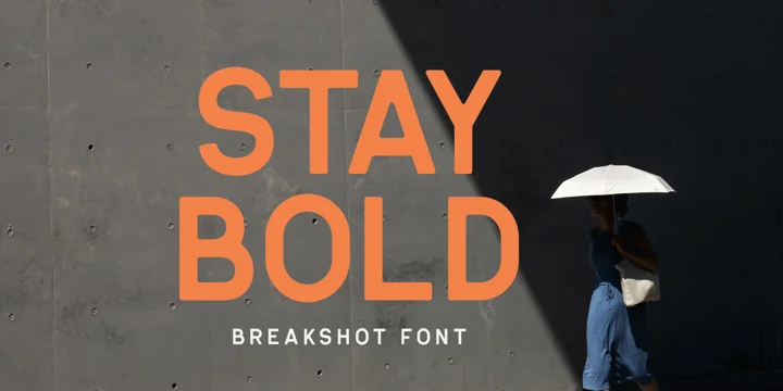 Breakshot Regular Font preview