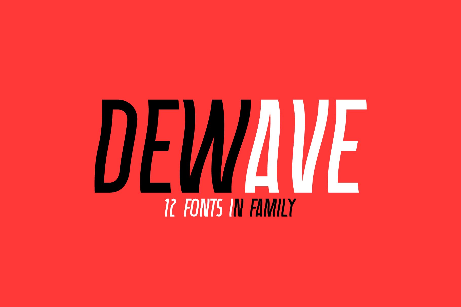 Dewave Font preview