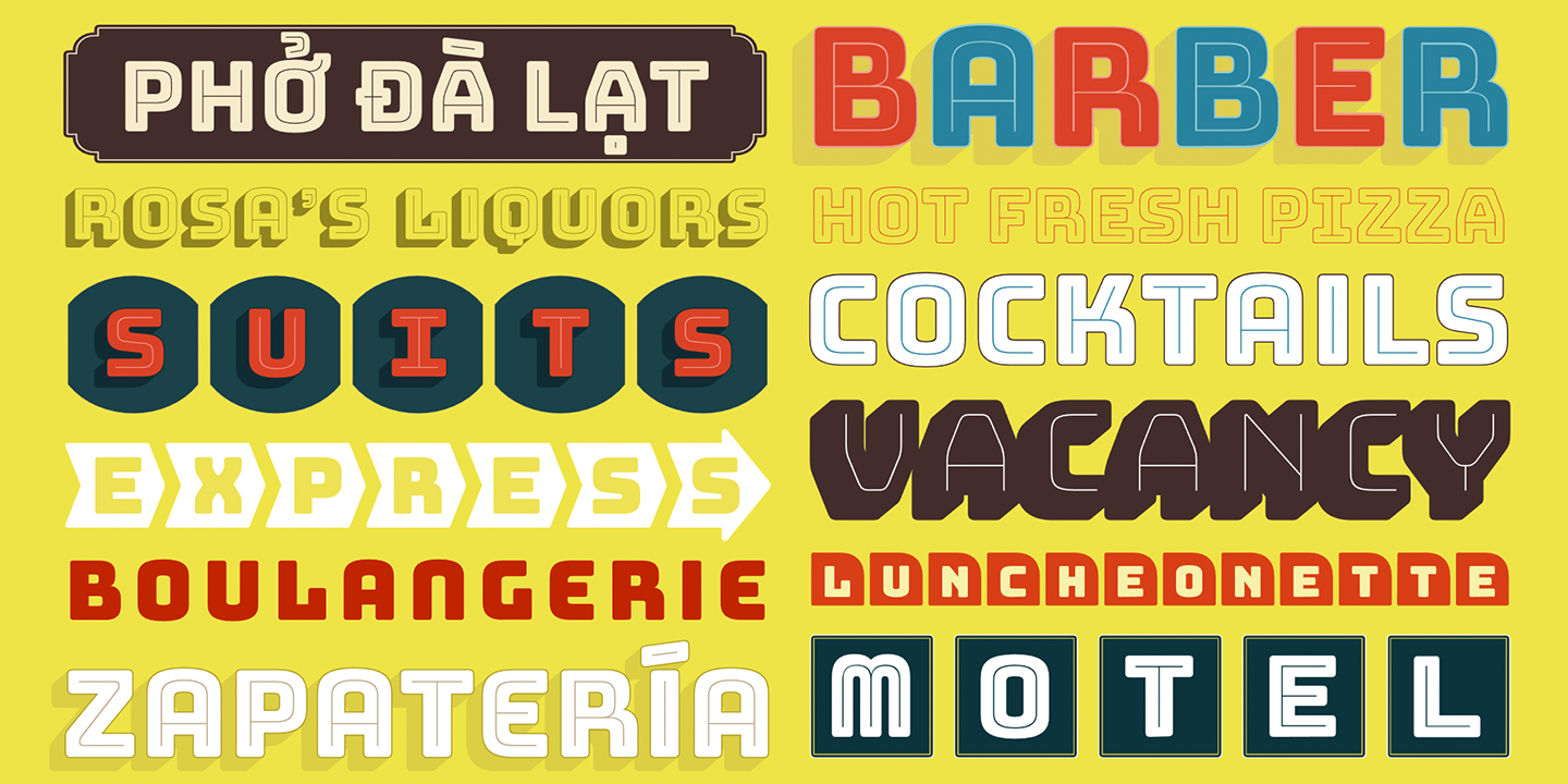 Bungee Spice Font preview