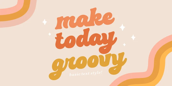 Happy Monday Shadow Font preview