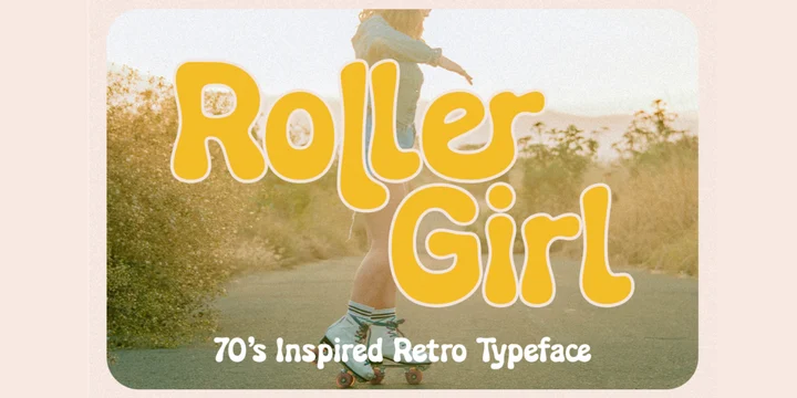 Roller Girl Italic Font preview