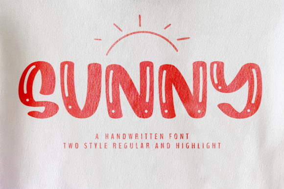 Sunny Regular Font preview