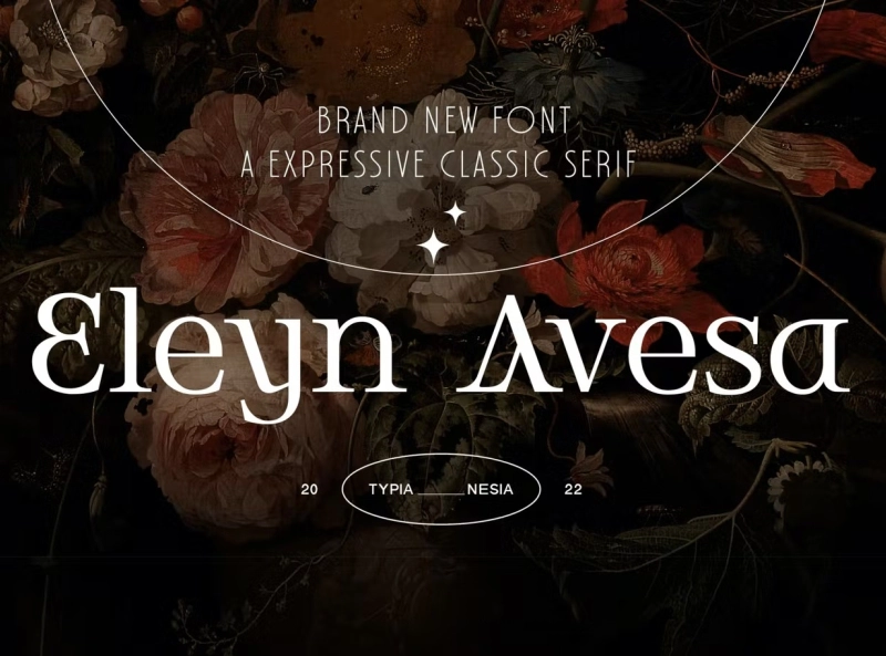 Eleyn Avesa Regular Font preview