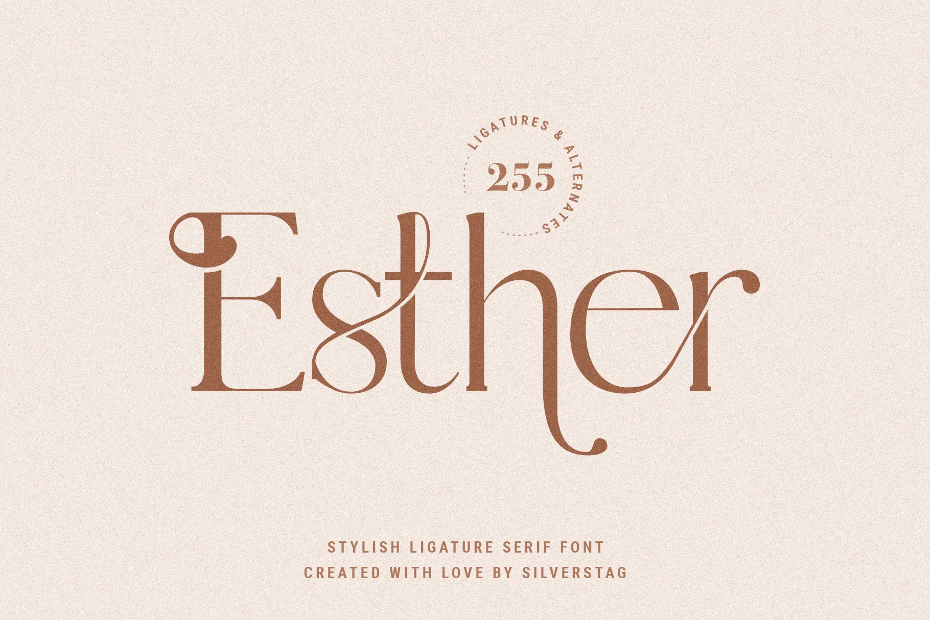 Esther Regular Font preview