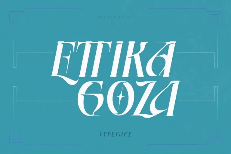 Ettika Goza Font preview