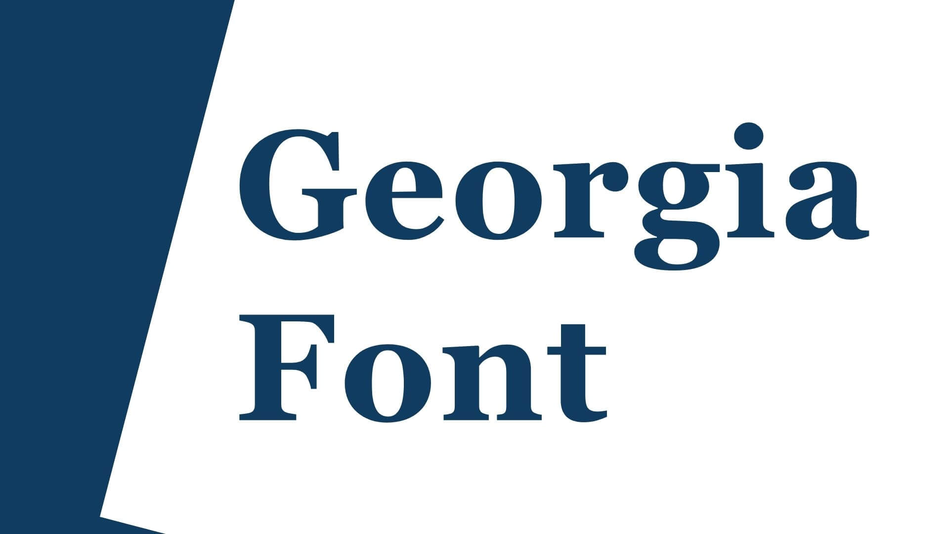 Giorgia Regular Font preview