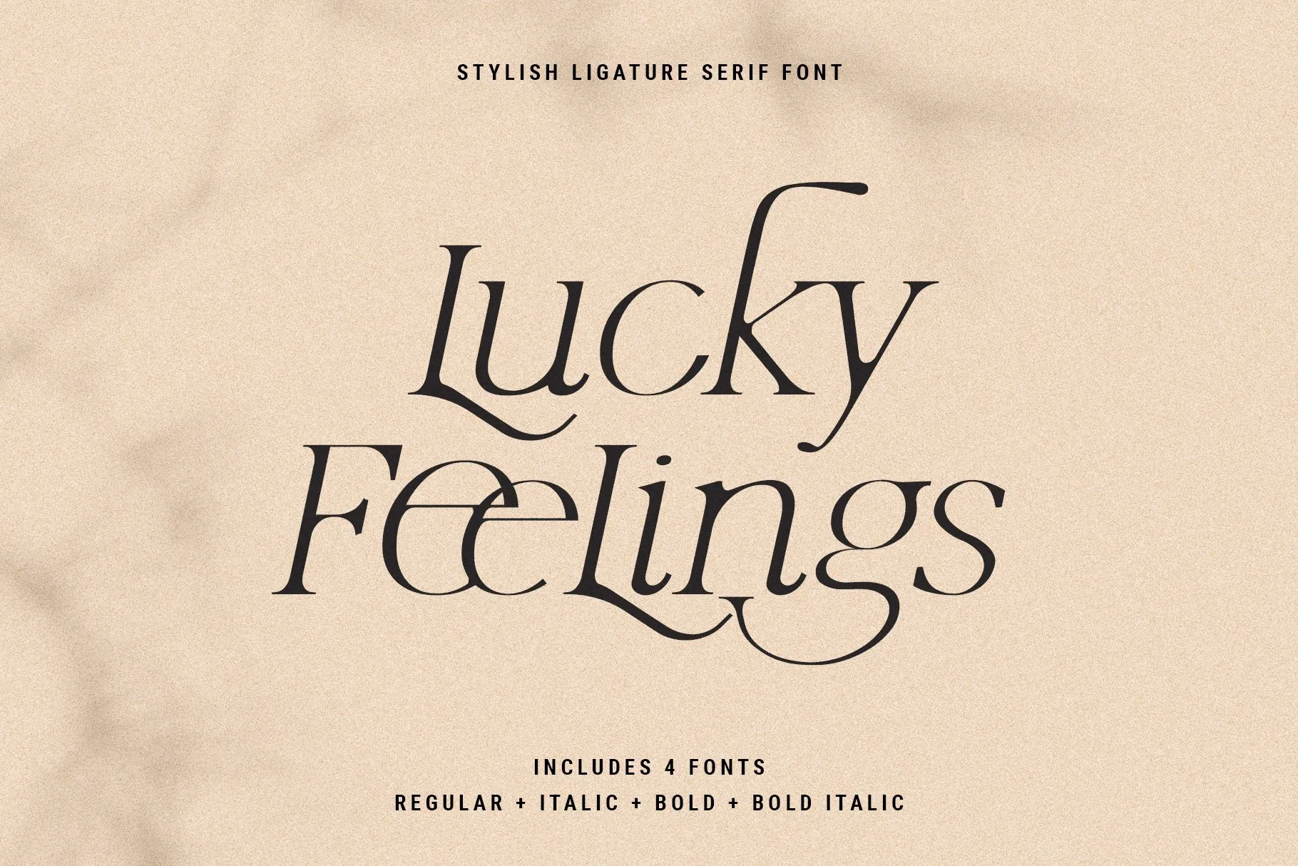 Lucky Feelings Regular Font preview