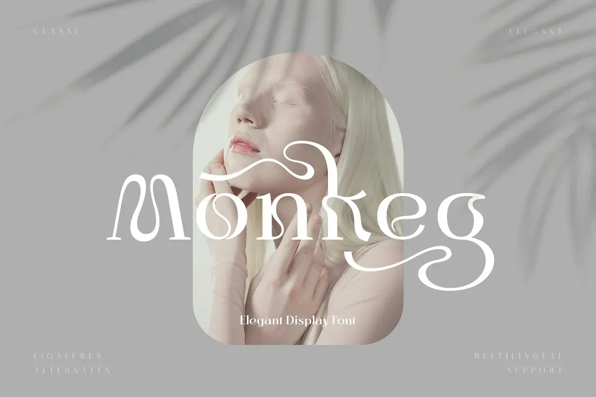 Monkeg Regular Font preview