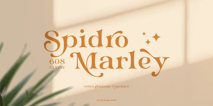 Spidro Marley Regular Font preview