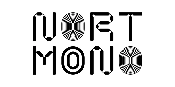 Nort Mono Regular Font preview