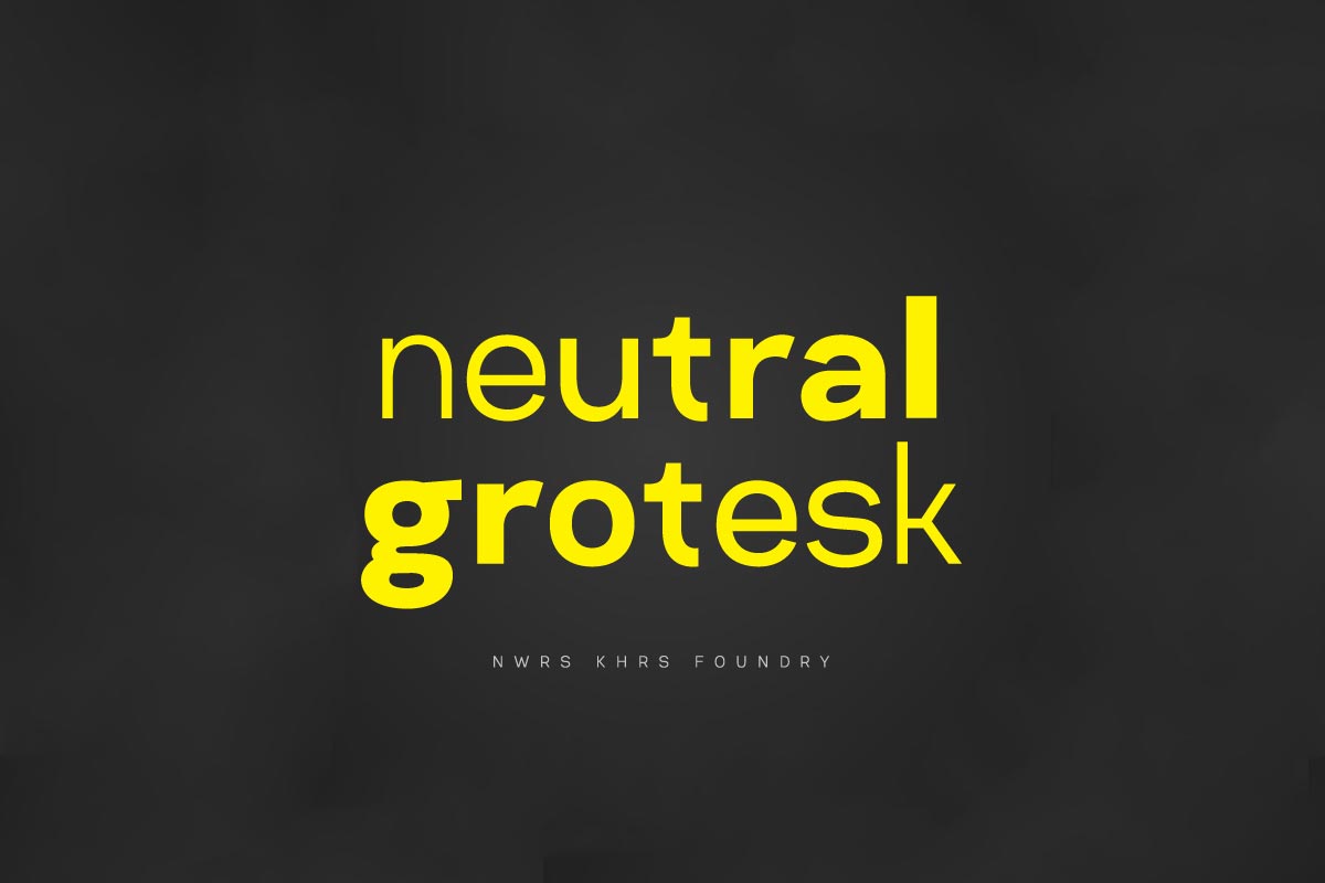 Neutral Grotesk Font preview