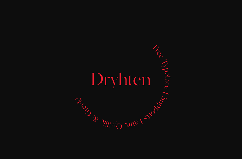Dryhten Font preview