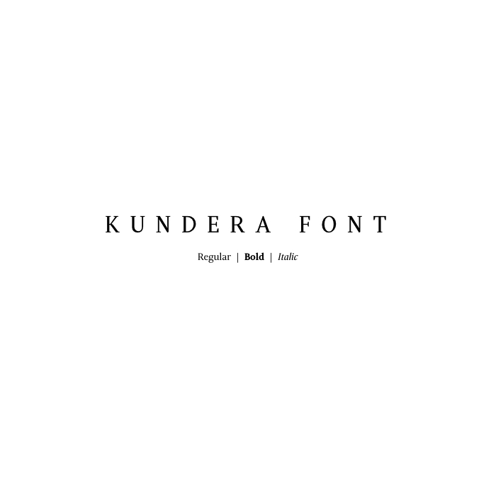 Kundera Font preview