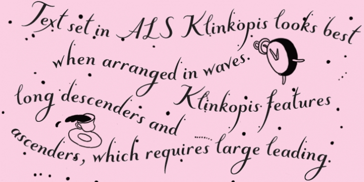 Klinkopis Font preview