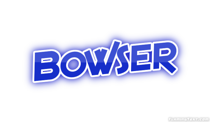 Bowser Font preview