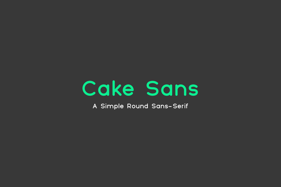 Cake Sans Font preview
