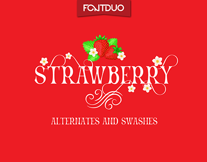 Strawberry Font preview