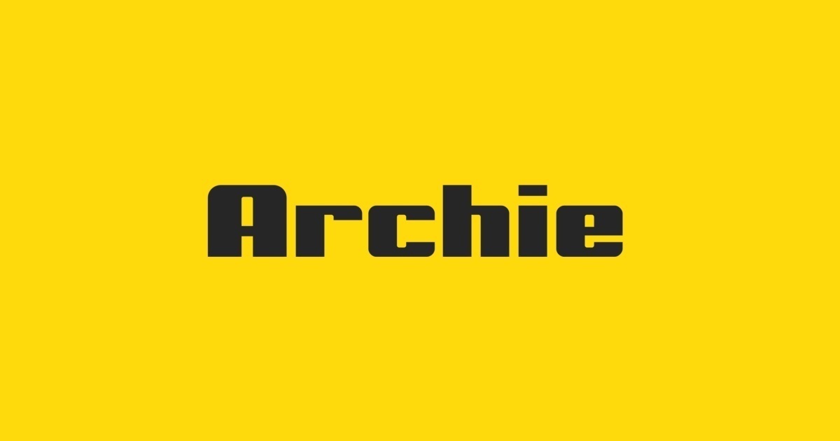 Archie Sans Font preview