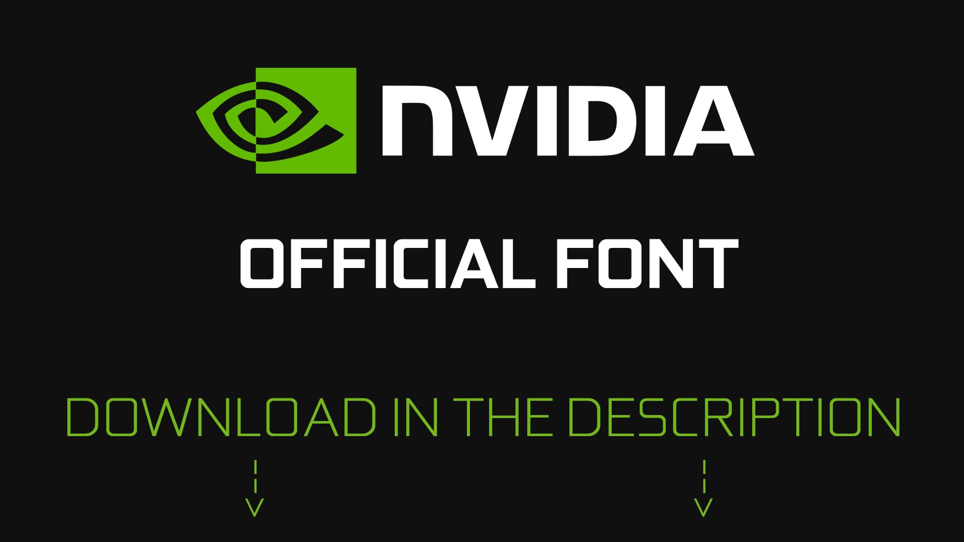 Nvidia Sans Bold Font preview