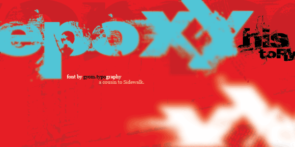 Epoxy Book Font preview