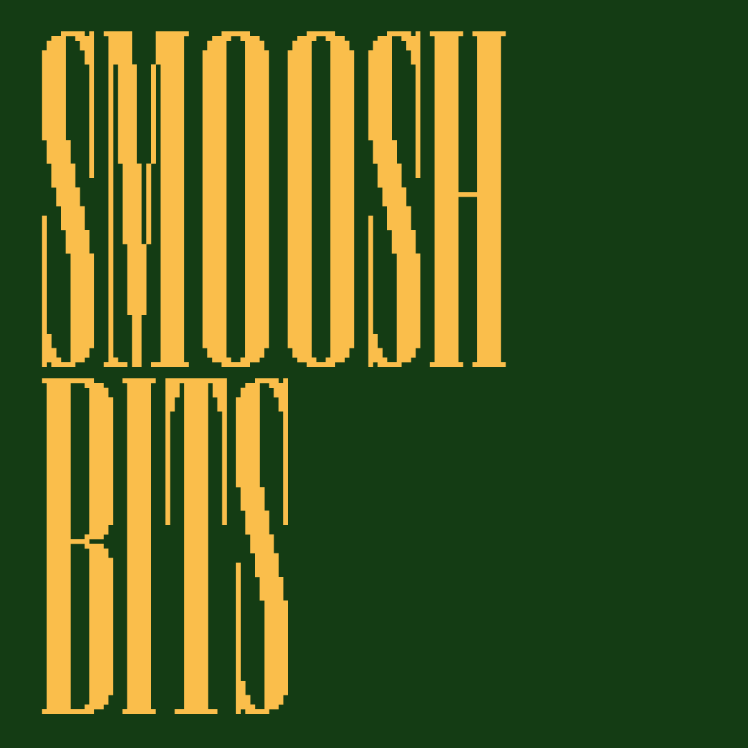 Smoosh Bits Font preview