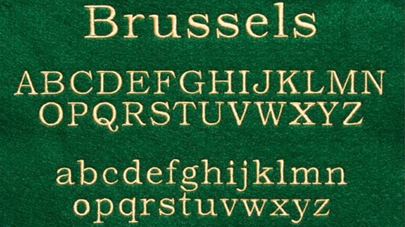Brussels Font preview