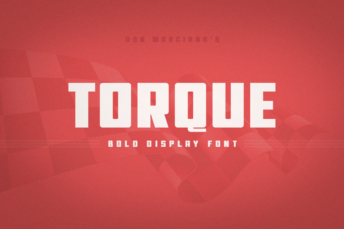 Torque Font preview