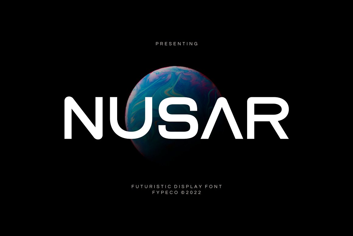 Nusar Regular Font preview
