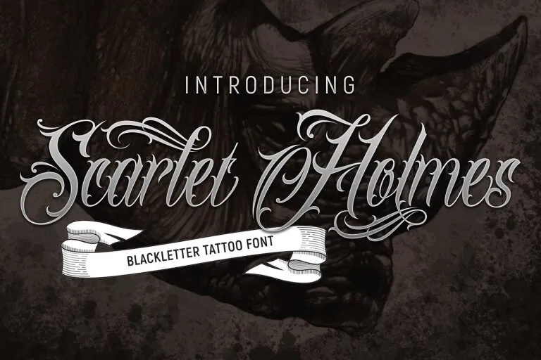 Scarlet Holmes Font preview