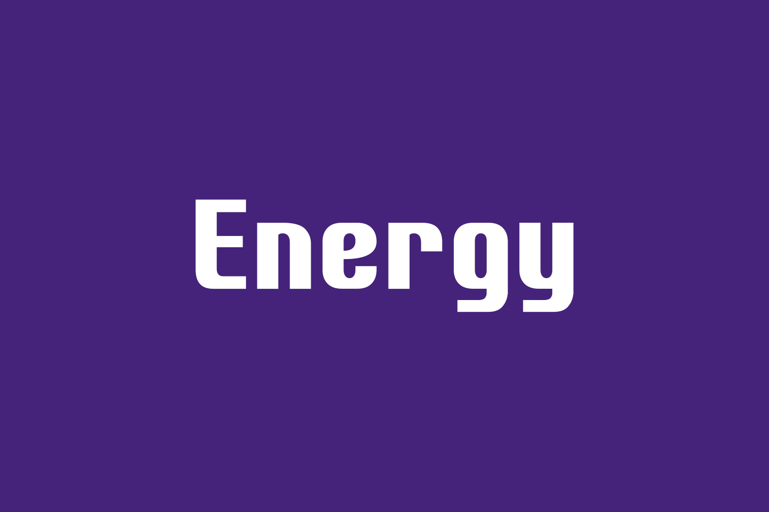 Free Energy Regular Font preview
