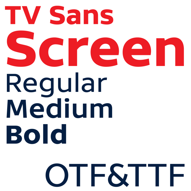 TV Sans Screen Font preview
