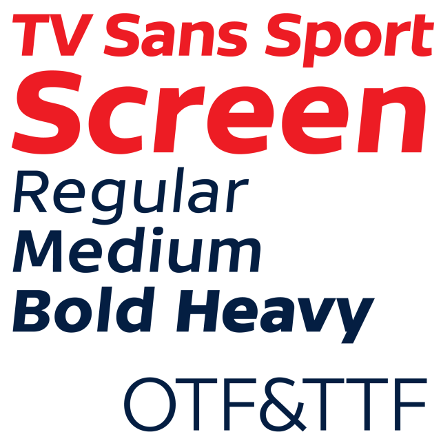 TV Sans Sport Screen Font preview