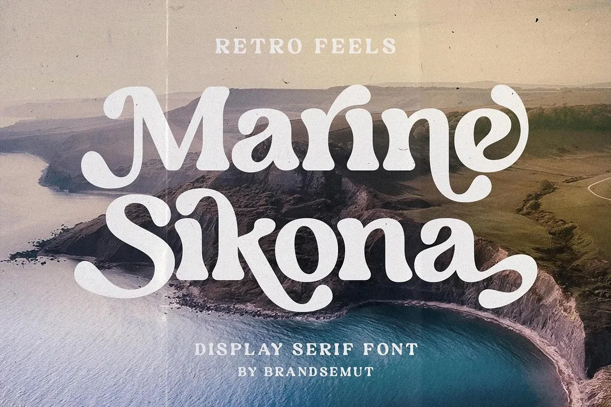 Marine Sikona Font preview