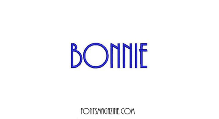 Bonnie Condensed SemiBold Italic Font preview