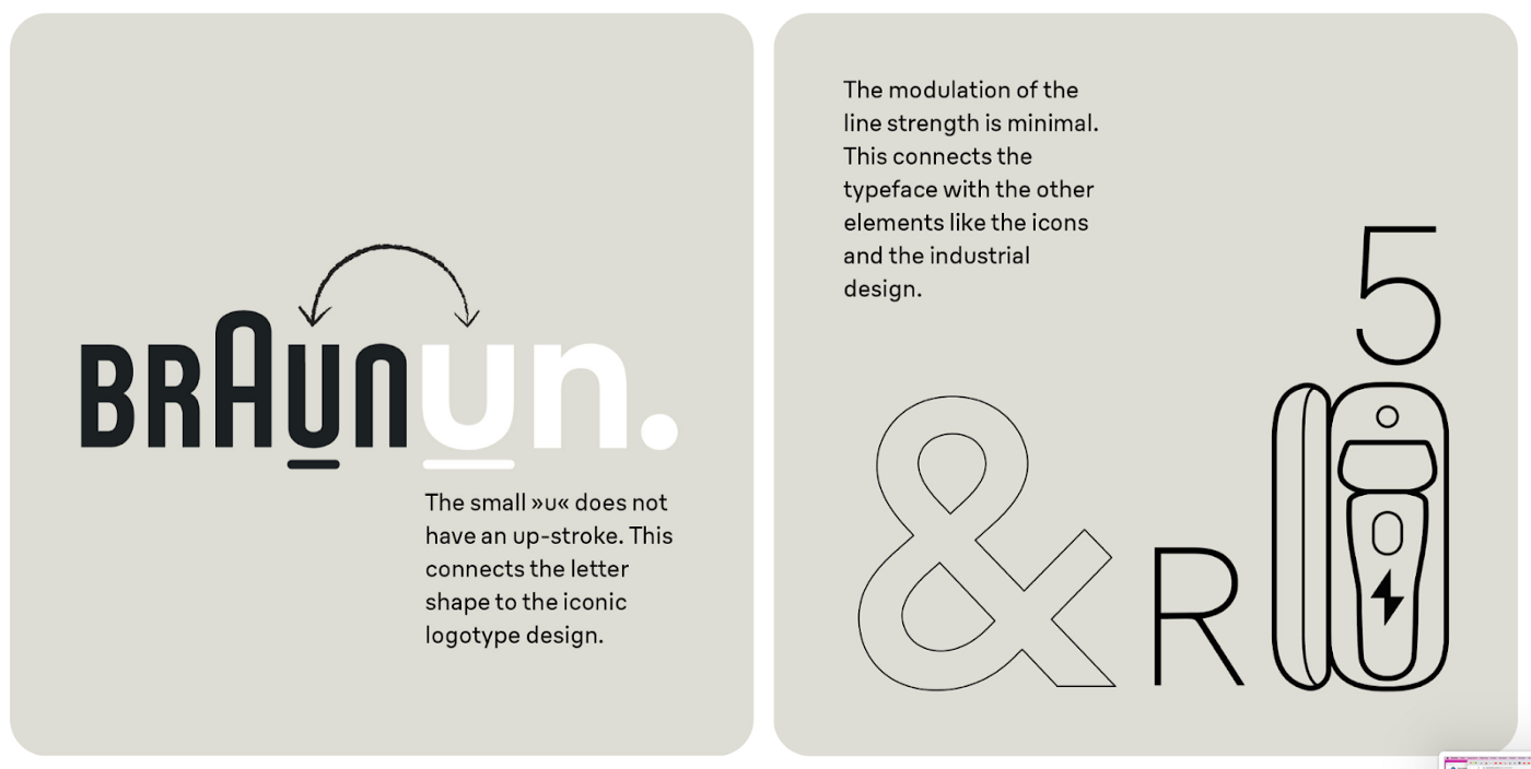 Braun Linear Thin Font preview