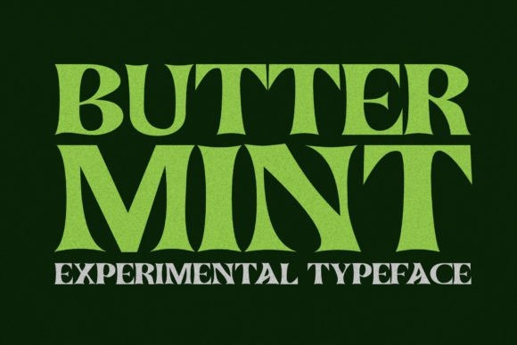 Buttermint Font preview