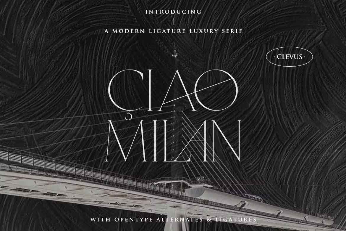 Ciao Milan Regular Font preview