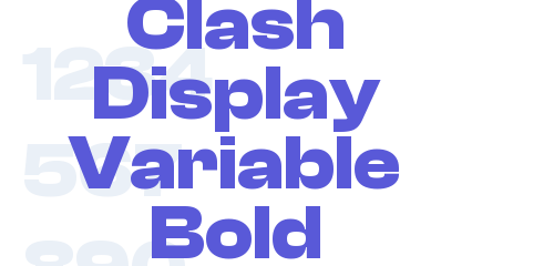 Clash Font preview