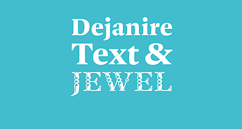 Dejanire Text Font preview